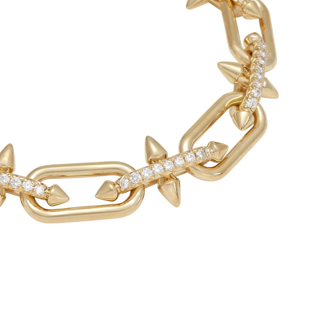Tiffany & Co. Hardware Link Bracelet By Pharrell Williams Collection 18K Yellow Gold Diamond 73469953