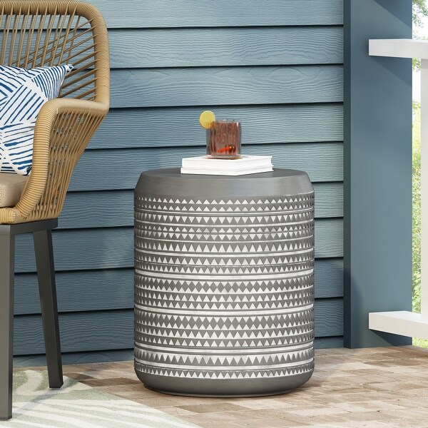 Cylindrical Characteristic Texture Dining Table