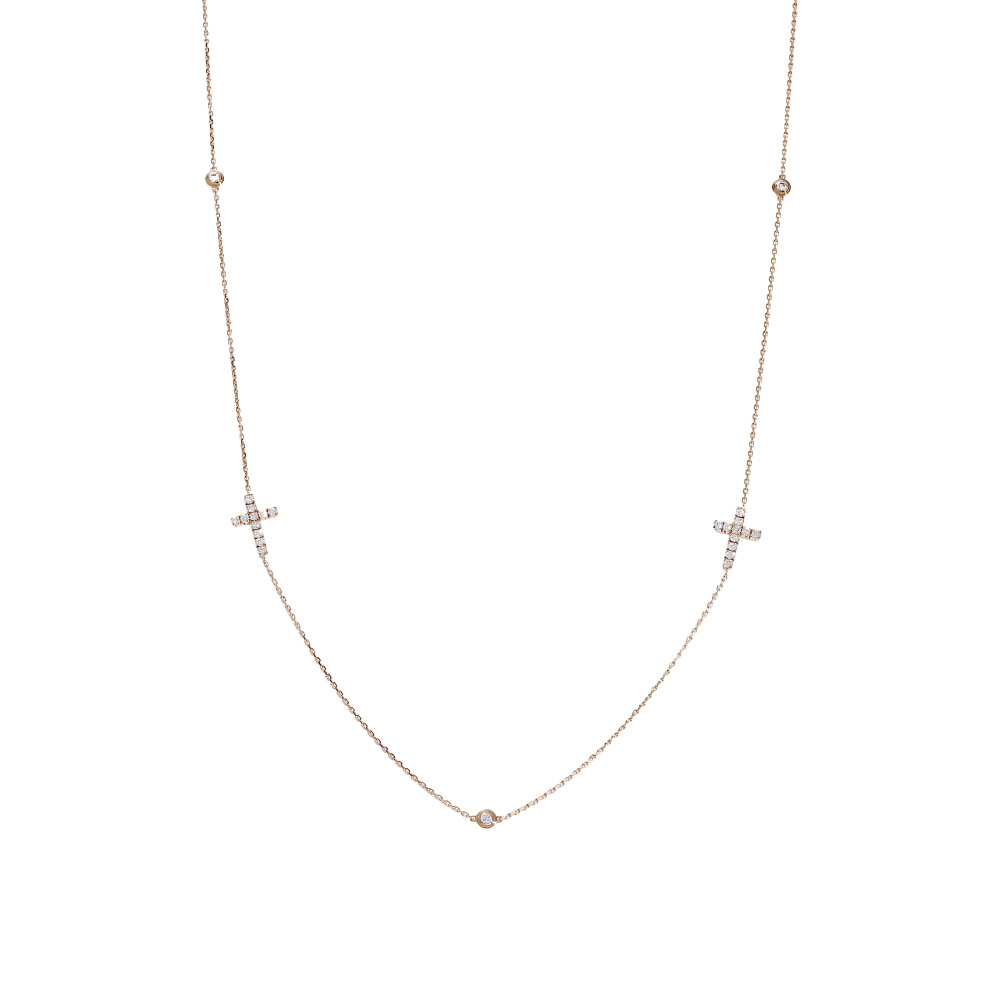 Cartier Symbol Necklace 18K Rose Gold Diamond N7405400