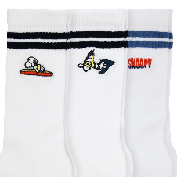 VanVaan 3 Paar Peanuts Socken mit Stickerei