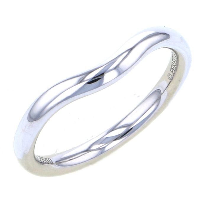 Tiffany & Co. Elsa Peretti Curved Band Ring Platinum