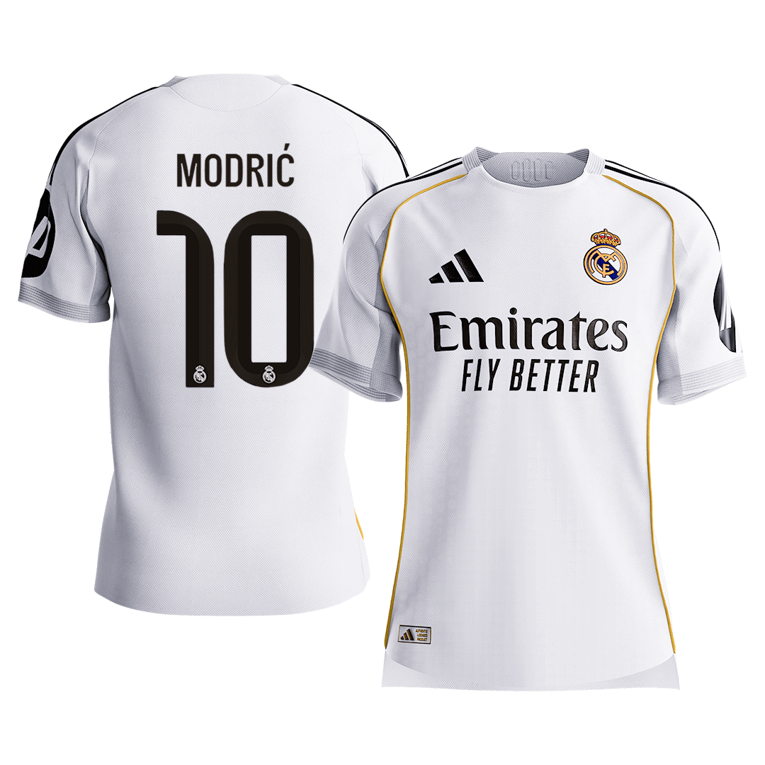 MODRIĆ #10 Real Madrid Home Player Version Jersey 2025/26