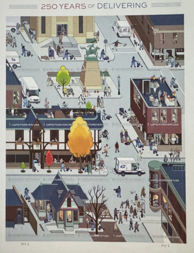 250 Years of Delivering Stamps - USPS