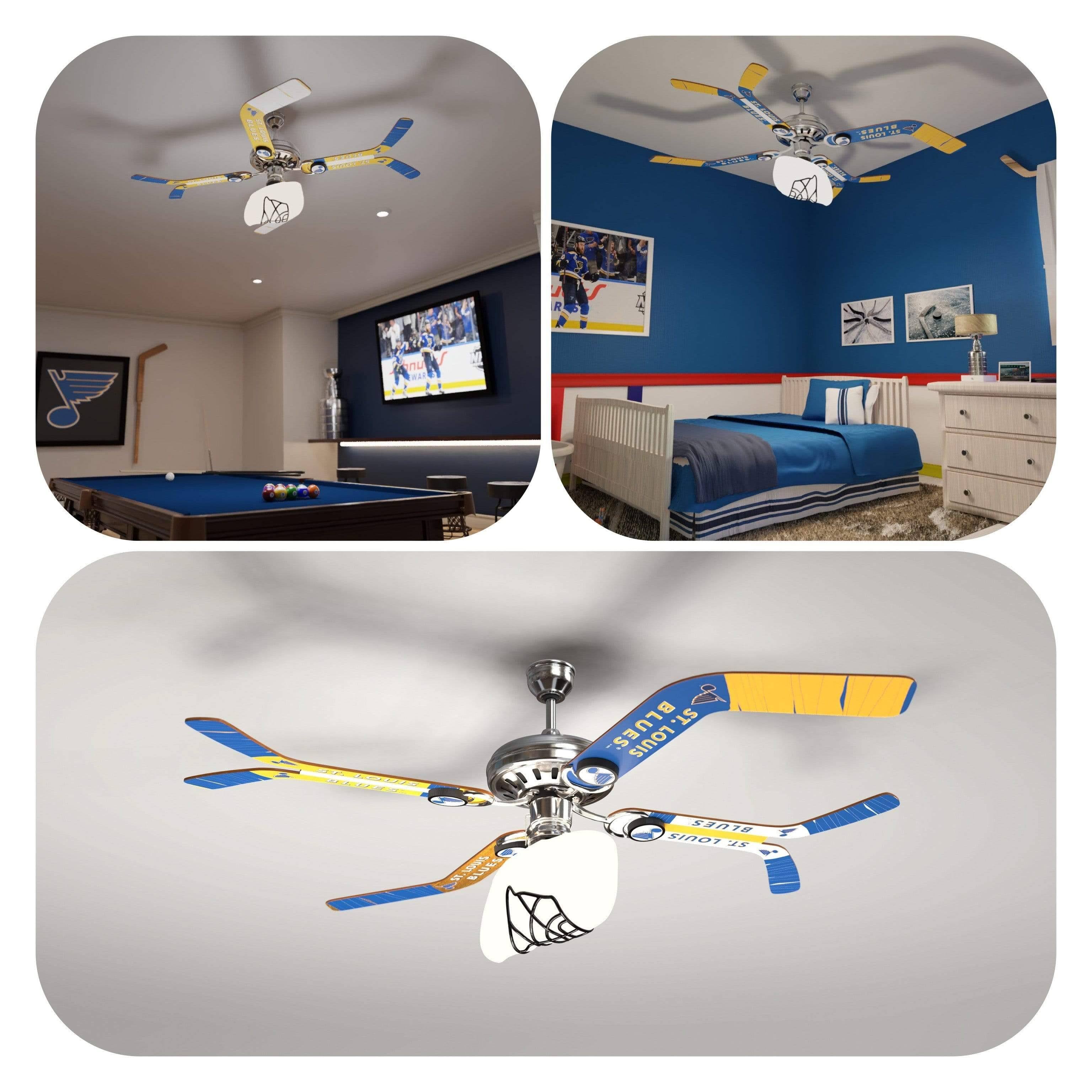 St. Louis Blues Split Stick Ceiling Fan 4141324