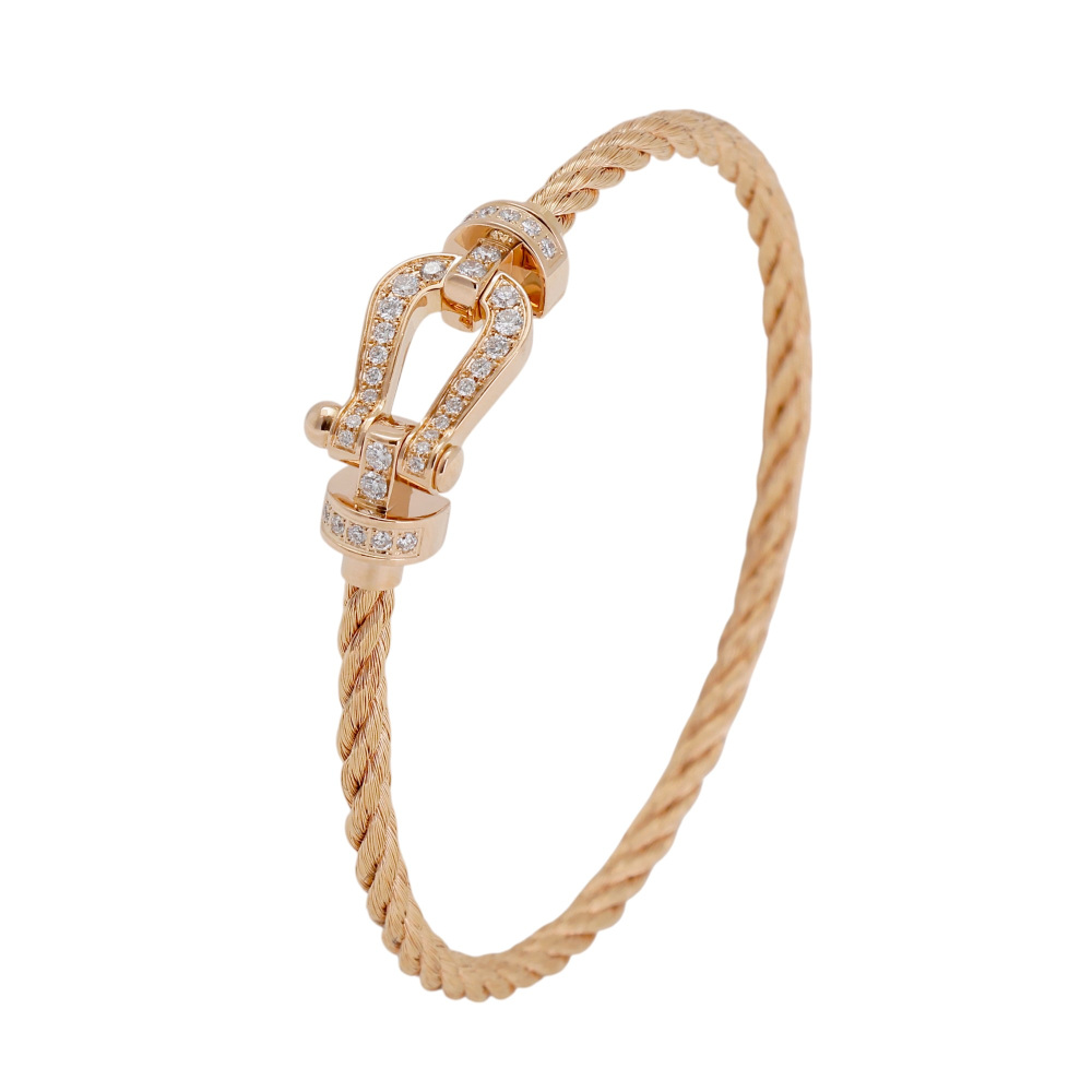 FRED Force 10 Bracelet 18K Rose Gold Diamond 0B0074-6B1105