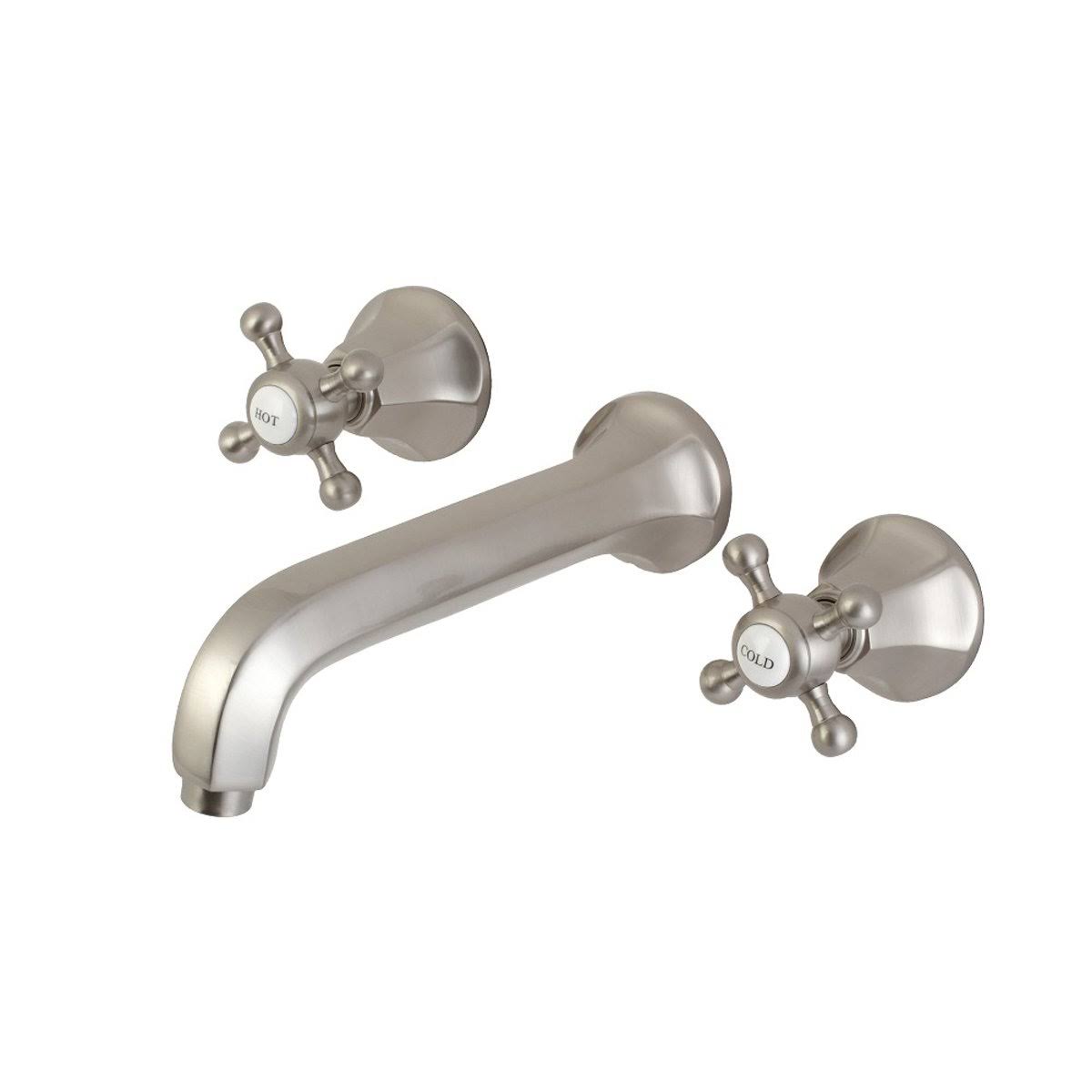 Kingston Brass KS4025BX Metropolitan 2-Handle Wall Mount Tub Faucet, Oil Rubbed Bronze