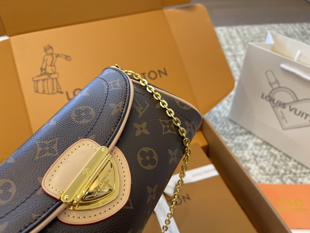 LV Gold Shield Manhattan Second-hand Armpit Bag - cnluxepick
