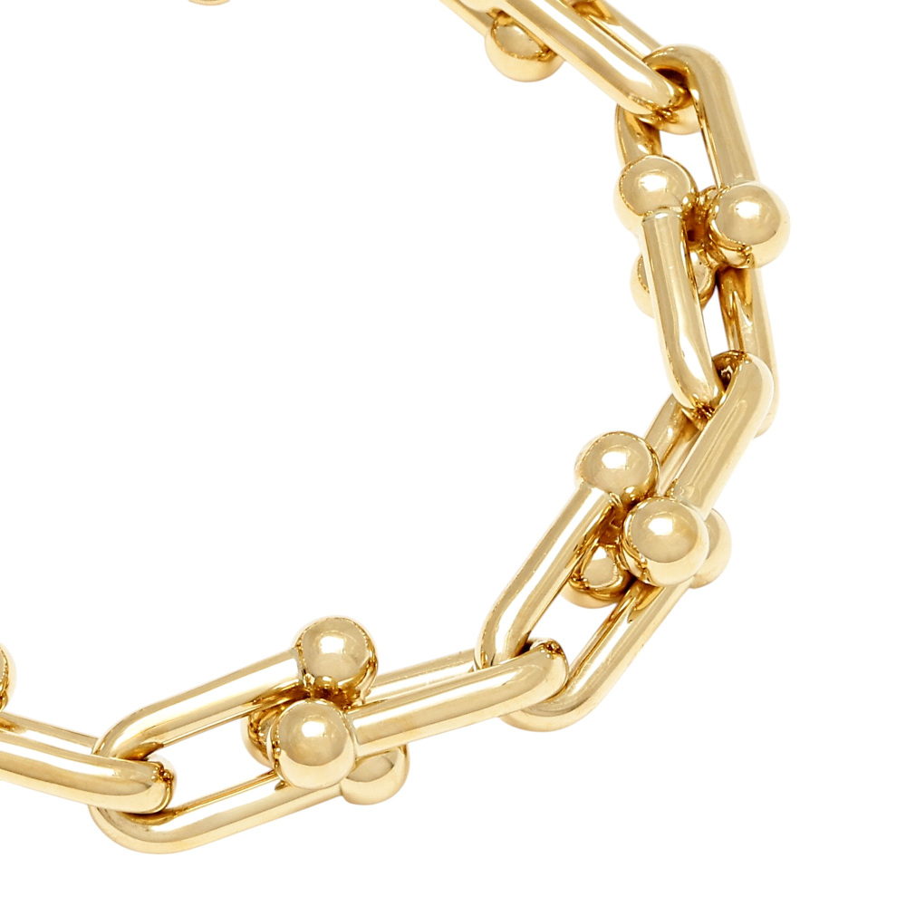 Tiffany & Co. Hardware Link Bracelet 18K Yellow Gold 70881667