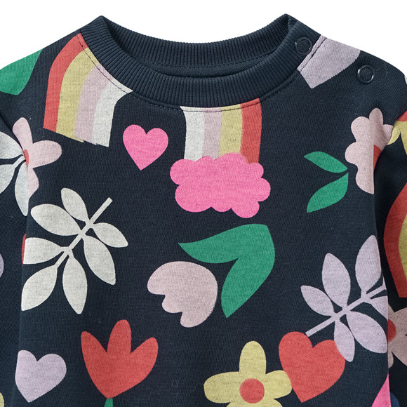 Famy Baby Sweatshirt mit Allover-Print