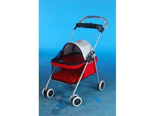 BestPet Posh Pet Stroller Red