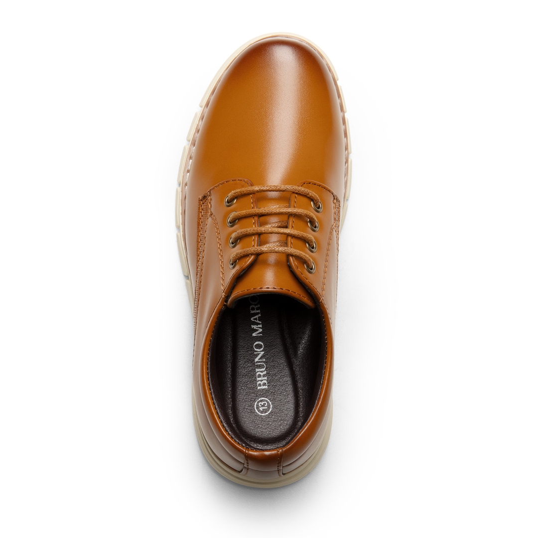 [CrossFlex CrestKids] Boys' Non-Slip Oxford Dress Sneakers