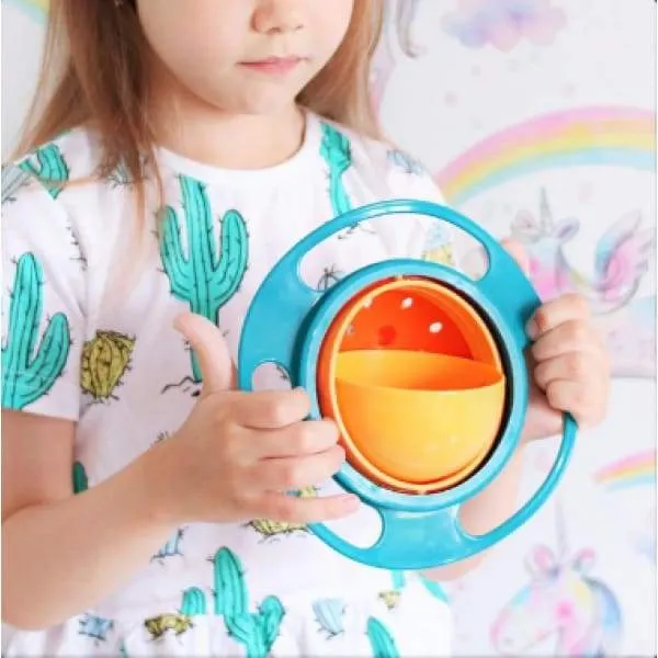360 Degree Rotating Balance Bowl Gyro Bowl | Children’s Bowl