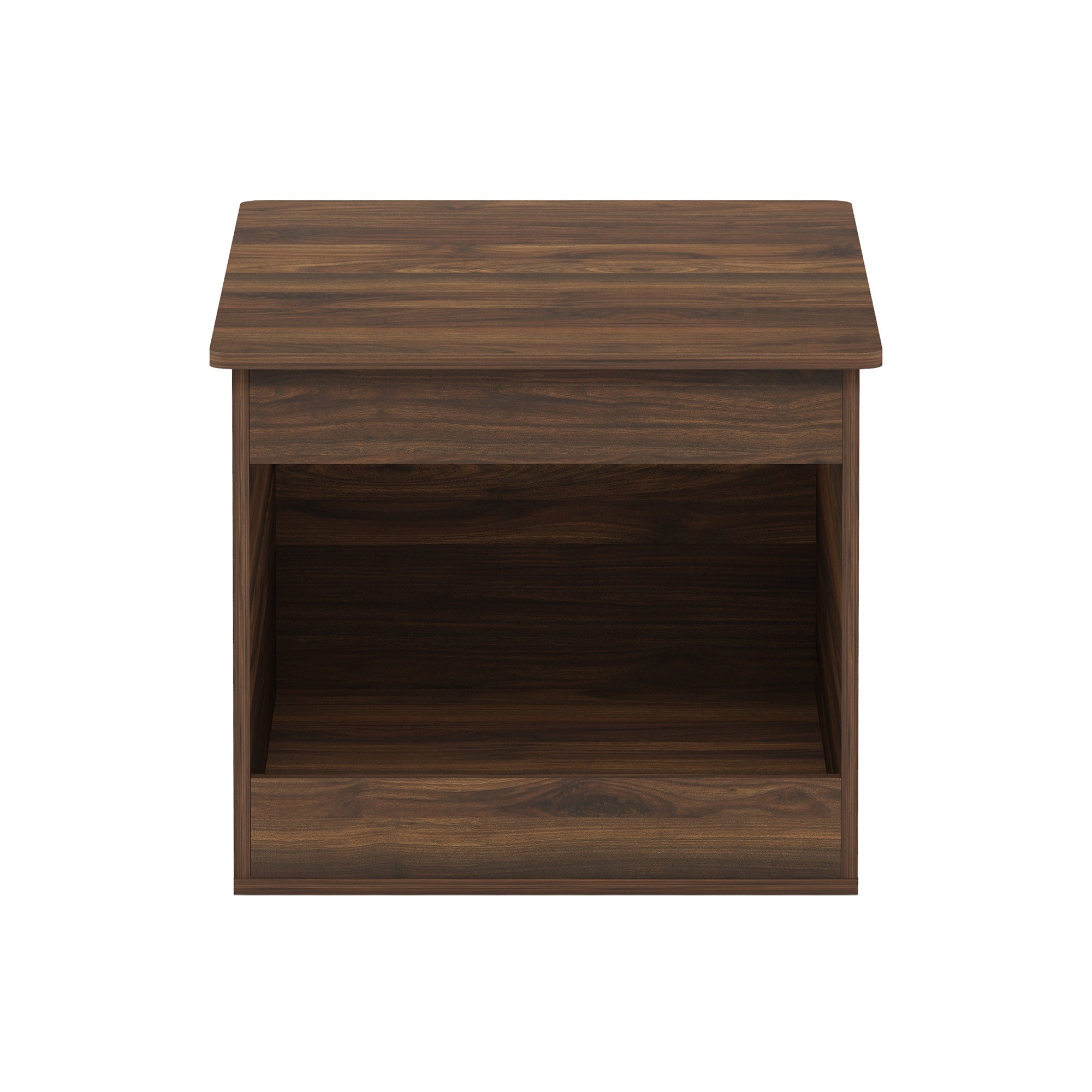 Furinno Peli Top Opening Litter Box Enclosure, Columbia Walnut