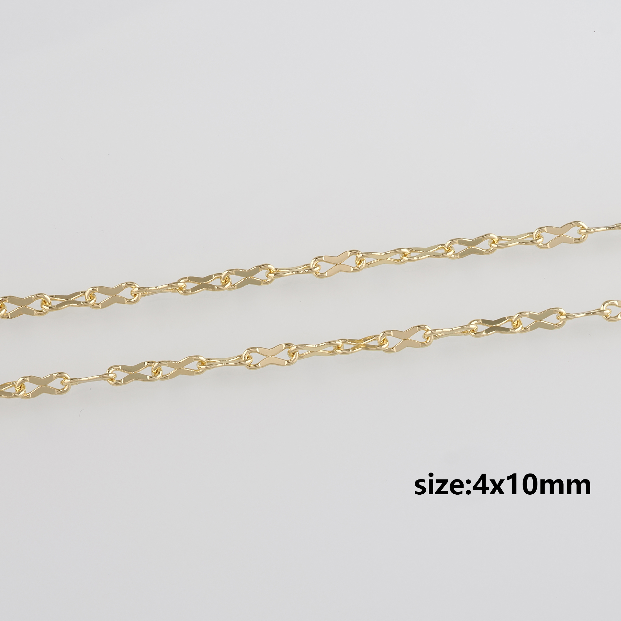 18K Gold Filled Cable Chain Necklace,Dainty Thin Link Chain,Gold Chain Necklace for Women DIY Jewelry Making Supply