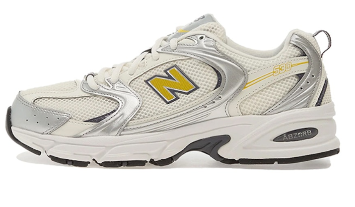 New Balance 530 Silvery?White Mesh Upper U530153 Casual Running Shoes