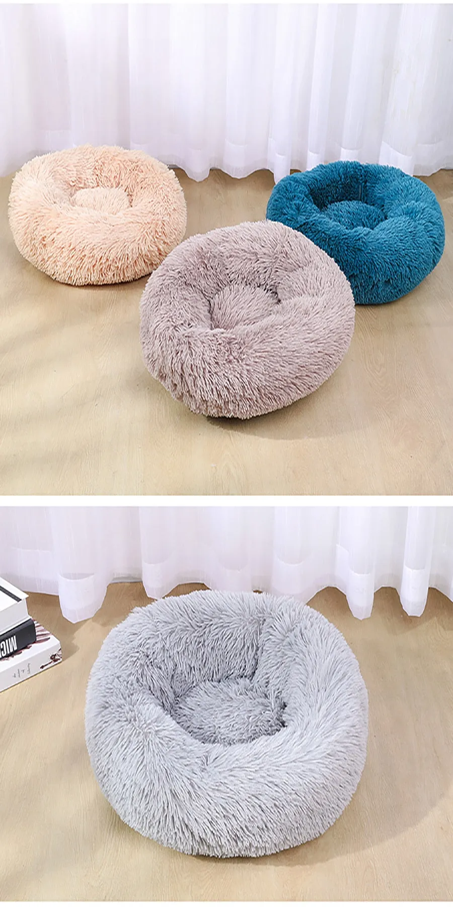 Donut Plush Pet Bed