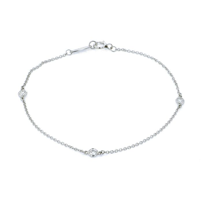 Tiffany & Co. By the Yard Bracelet Platinum Diamond