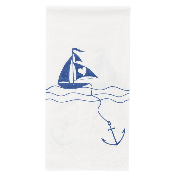 My Home 16 Servietten mit Boot-Motiv