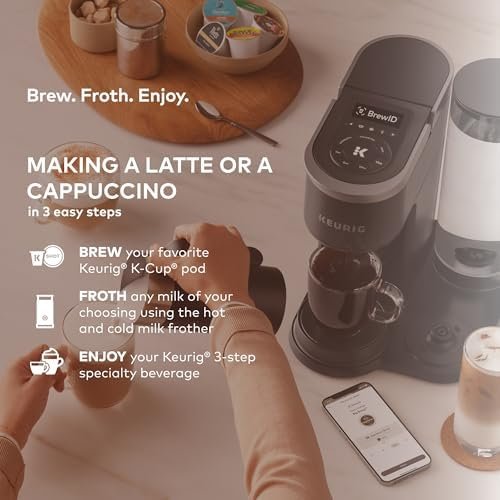SMART Single Serve K-Cup Pod Coffee Maker, Black