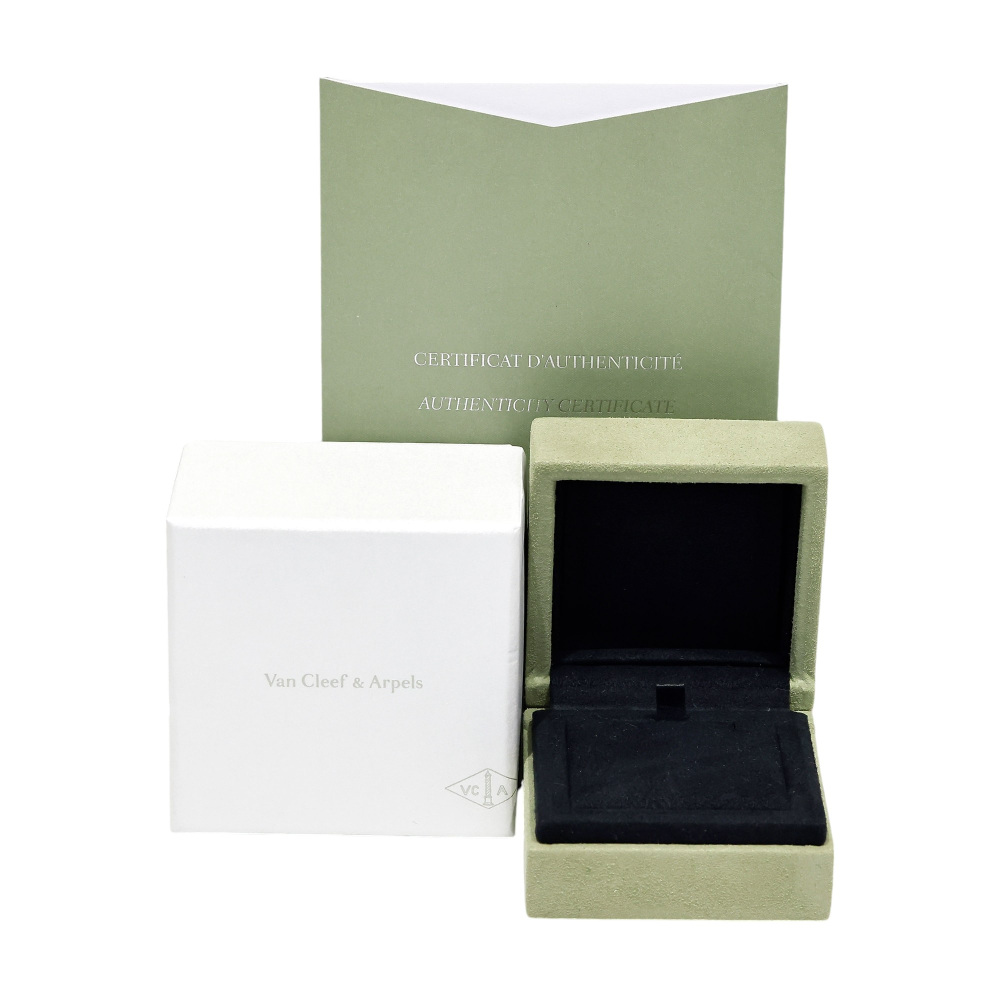 Van Cleef & Arpels Sweet Alhambra Necklace 18K White Gold Diamond VCARO85900