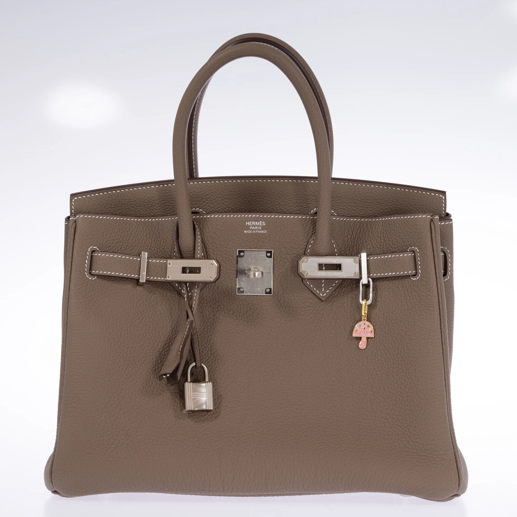 Hermès Birkin 30 Étoupe Togo Palladium Hardware