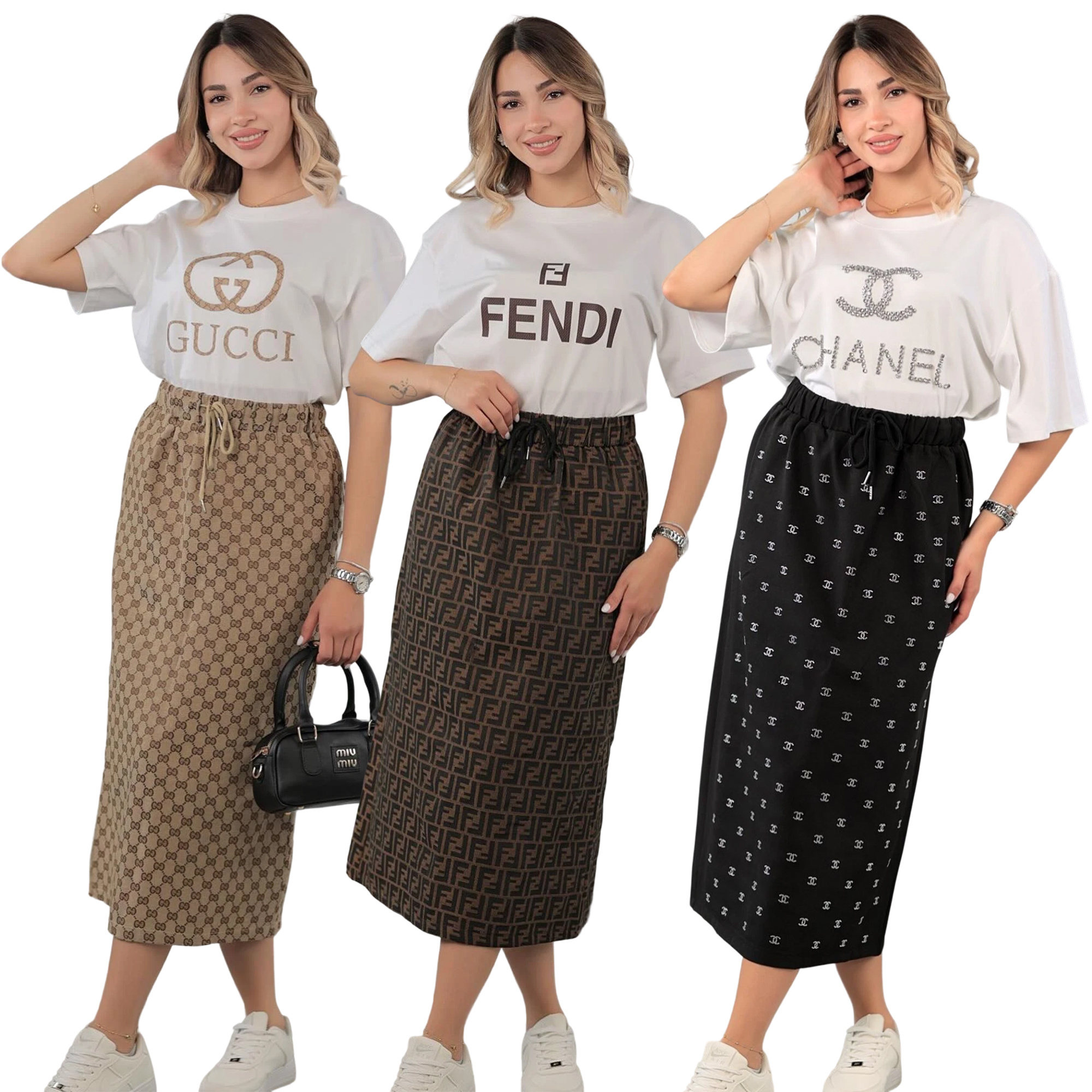 Chanel  Gucci  Fendi skirt suits - cnluxepick