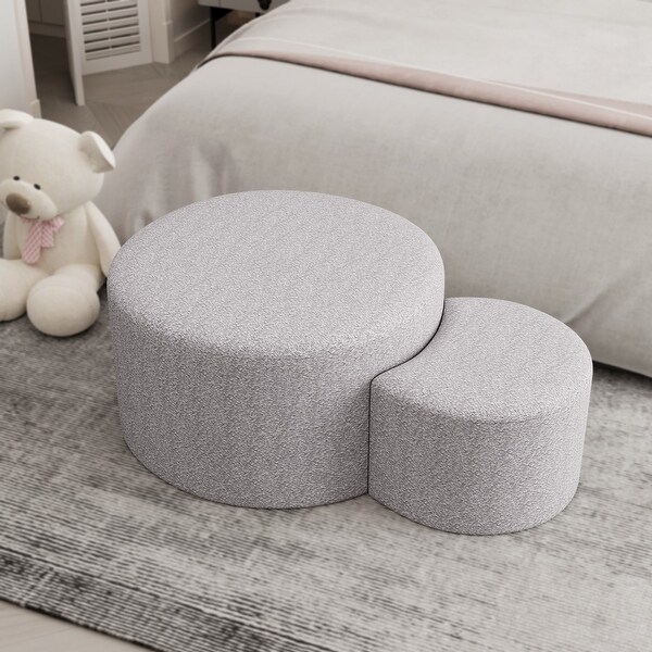 Upholstered Nesting Coffee Tables (Set of 2)