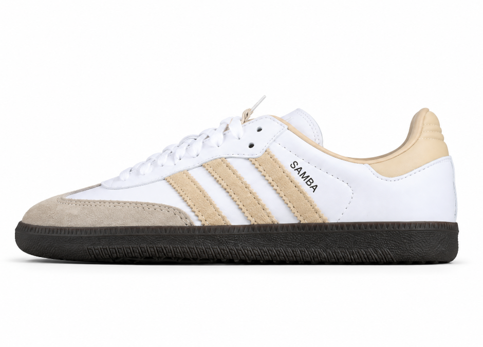Adidas Samba Og White/Brown/Black JI0218