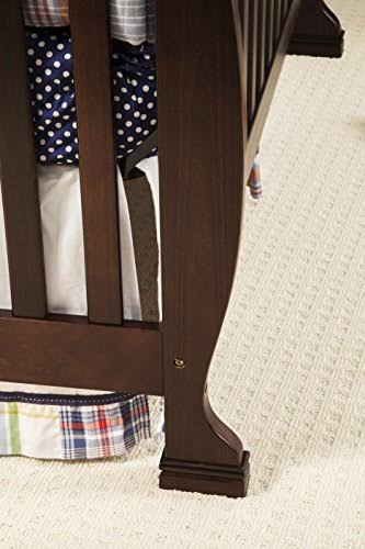Davinci Kalani 4-in-1 Convertible Crib with Toddler Rail Espresso