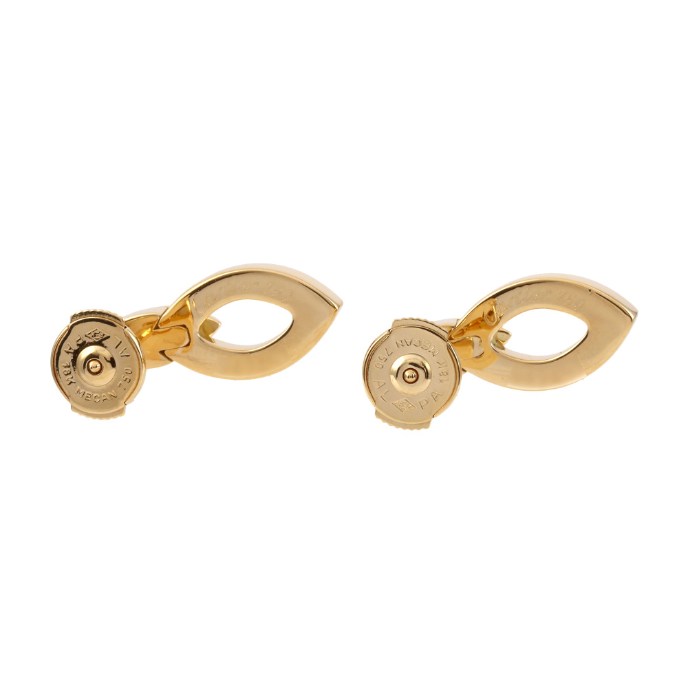 Cartier Diadea K18 Yellow Gold Earrings Diamond N8022300