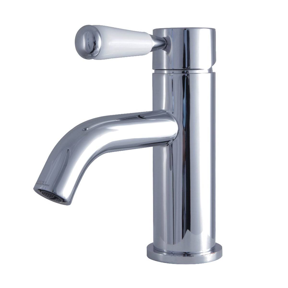 Kingston Brass LS8220DPL Paris Single Hole Bathroom Faucet with Drain Assembly Finish: Matte Black