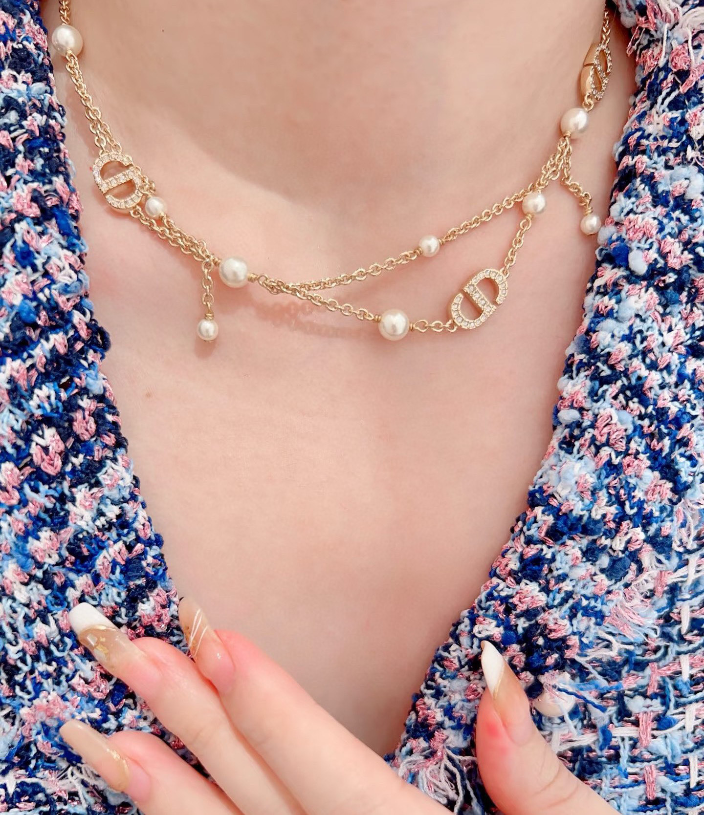 Dior fashion temperament necklace - cnluxepick