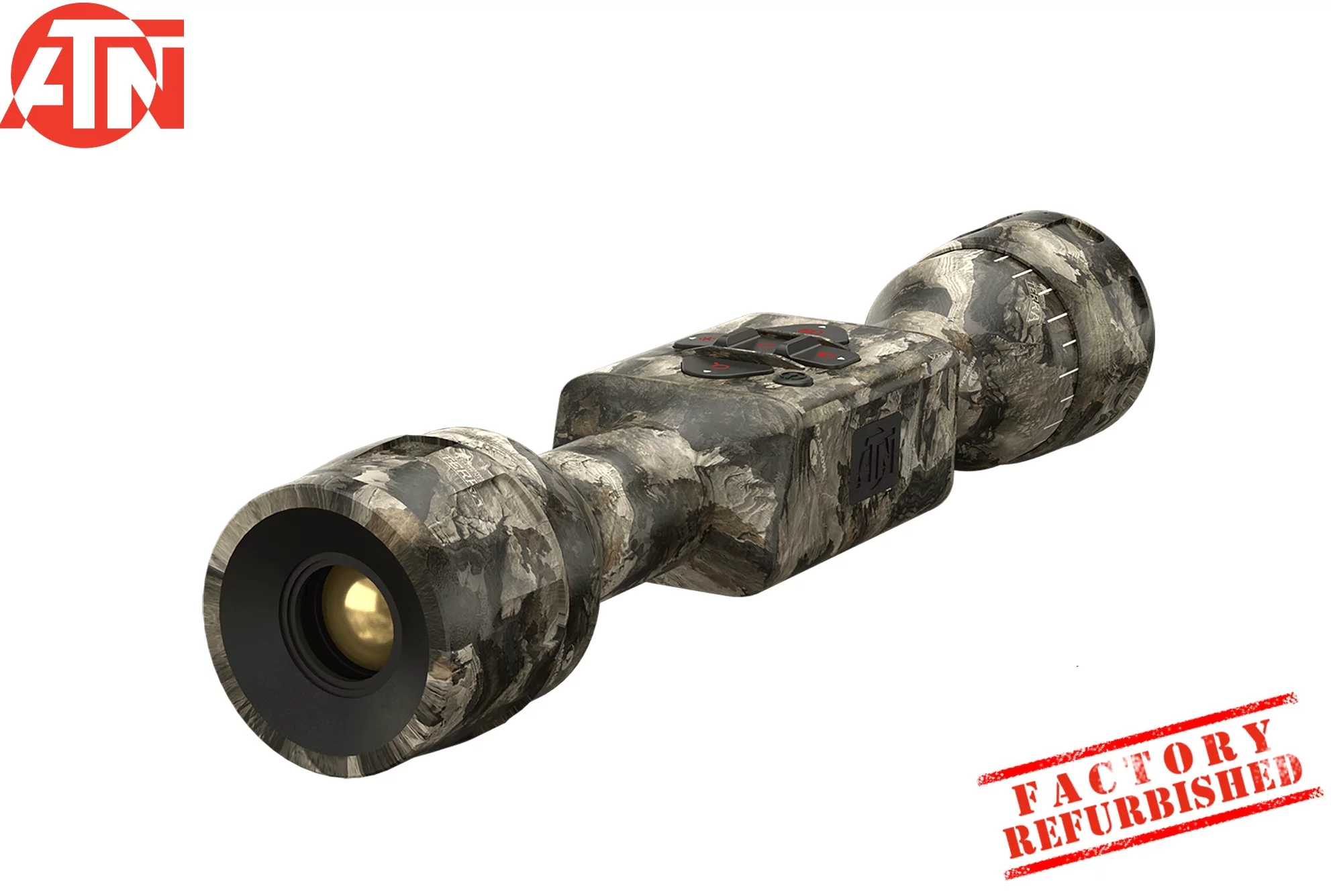 Restored Premium ATN Thor LT, 160 4-8x Thermal Rifle Scope Mossy Oak Elements Terra (Refurbished)