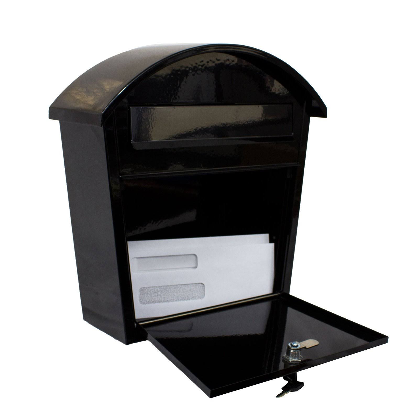 Qualarc Ridgeline Locking Mailbox - Black