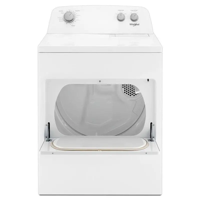 Whirlpool 7.0 cu. ft. Electric Dryer – AutoDry Sensing, Wrinkle Shield Option, and Clean White Exterior