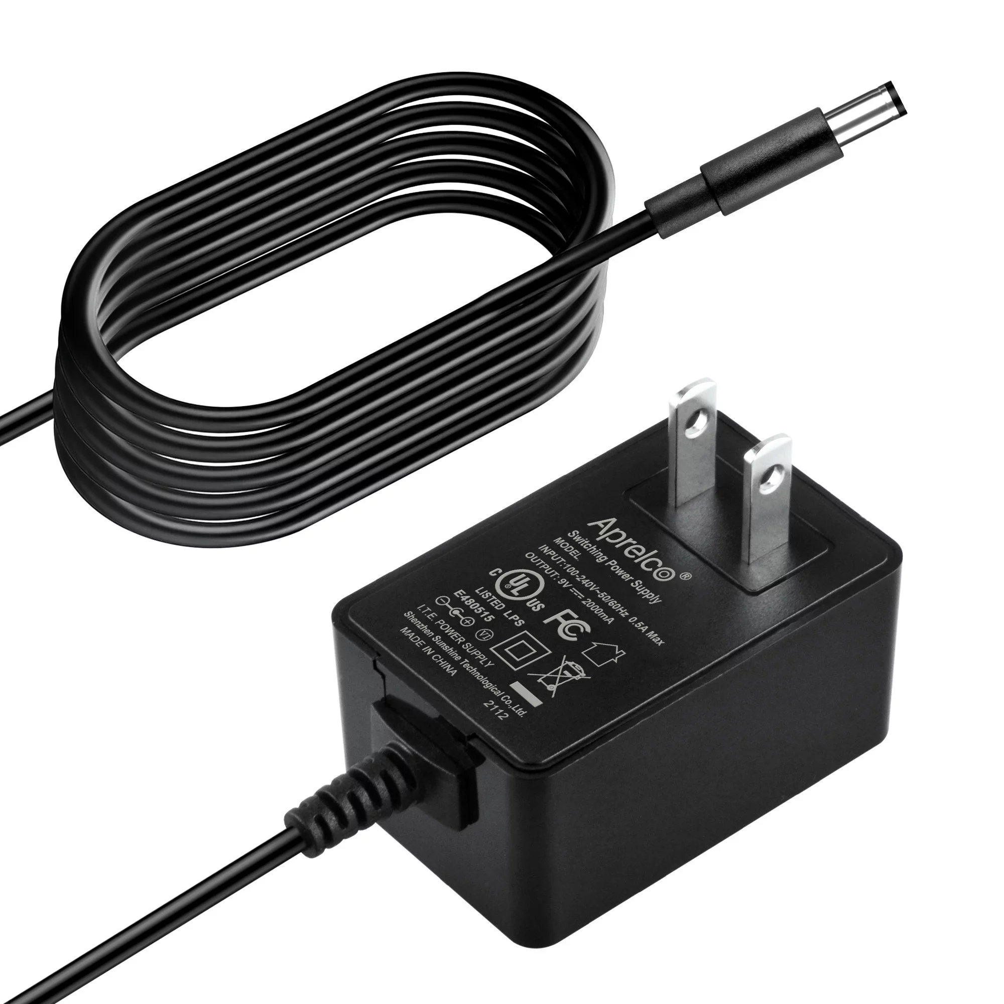 Aprelco UL Listed 9V AC / DC Adapter For Life Fitness X5 X5-XX00-0103-Version 03 X5 Consumer Adjustable Stride Cross Trainer-X5-XX00-0403 9VDC Power Supply Cord Charger