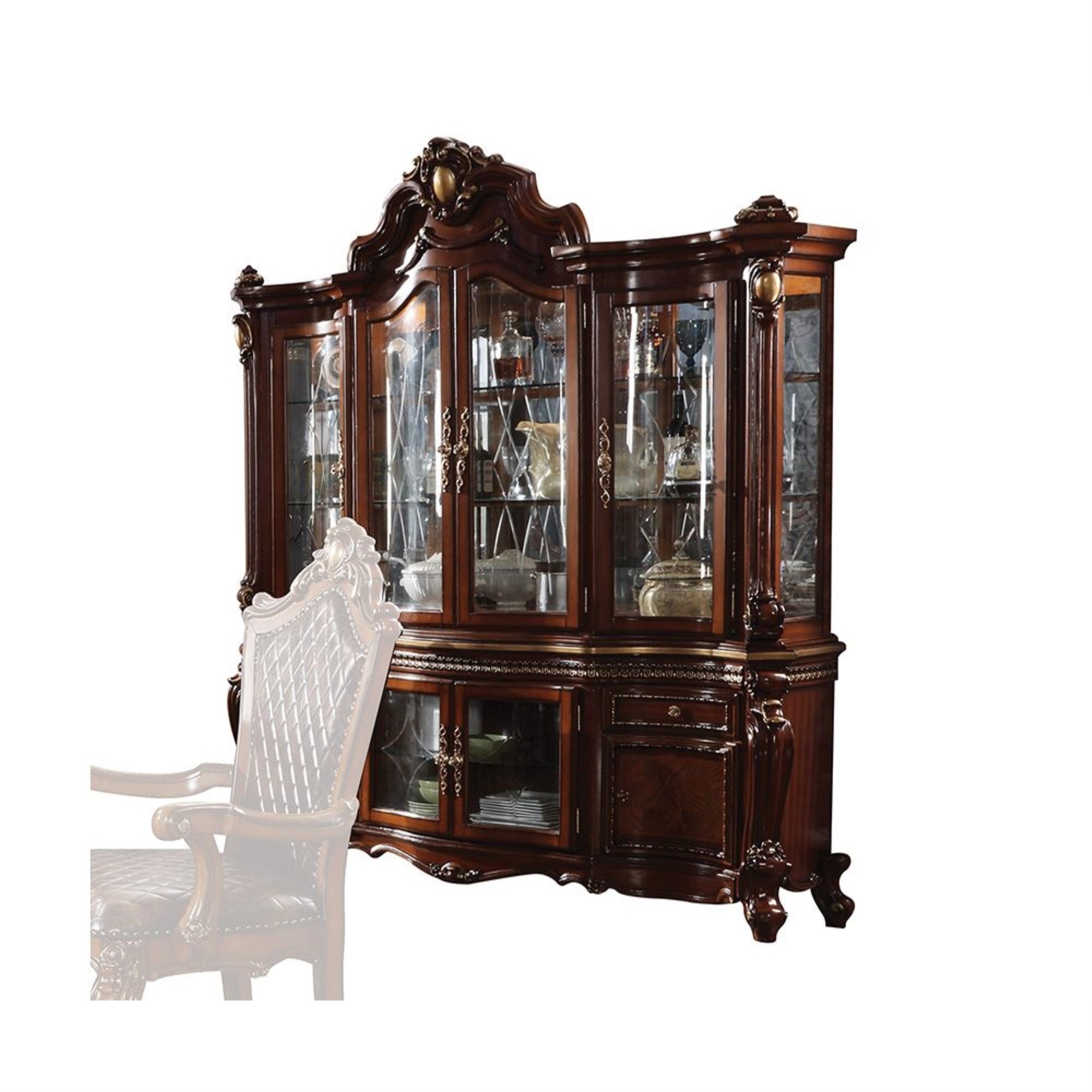 Hutch and Buffet, Cherry Oak