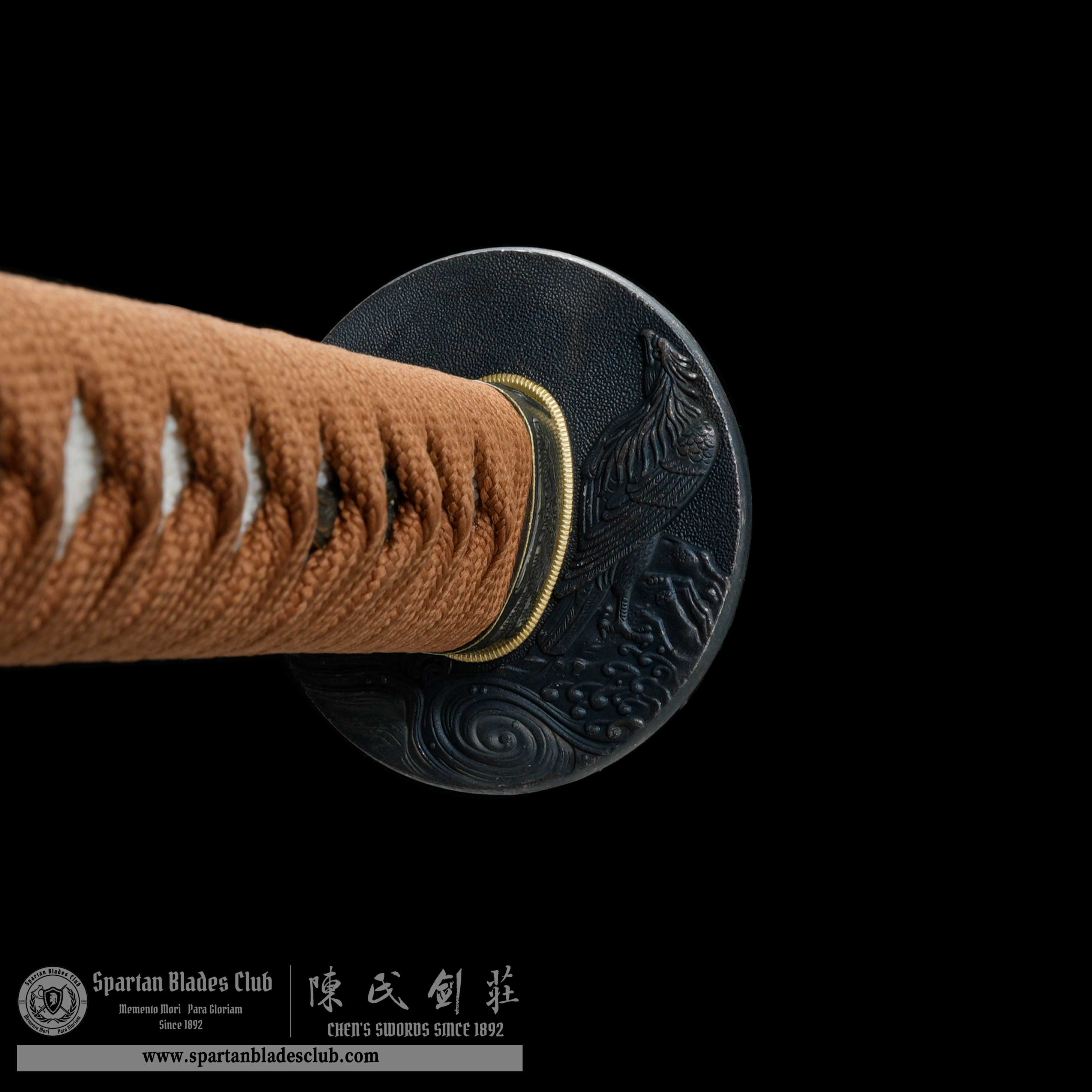 HY146｜Chabane Taka｜Katana｜T10 Steel｜Clay-tempered｜Real Hamon｜Brown｜Battle-Ready｜Full-tang｜Spartan Blades Club｜CHEN'S SWORDS 1892 - Spartan Blades Club - 陳氏劍莊1892