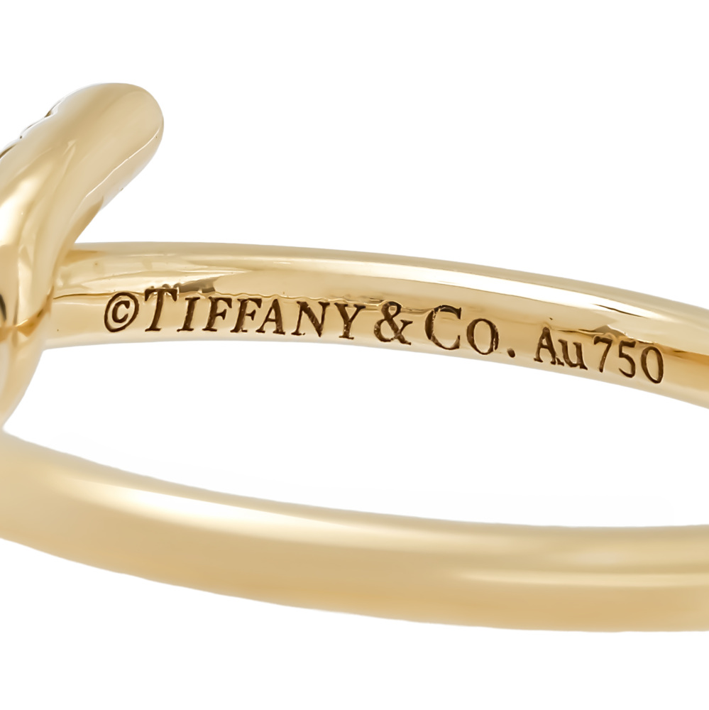 Tiffany & Co. Knot Ring 18K Yellow Gold Diamond 69346839