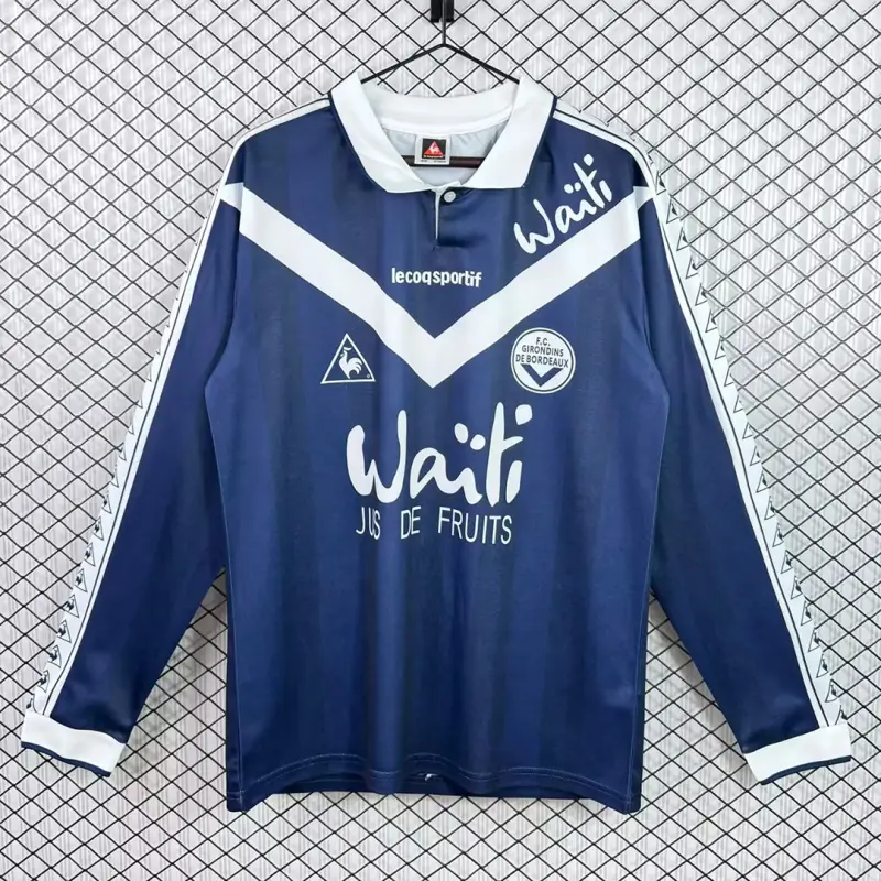Retro Girondins de Bordeaux 1996/97 Home Long Sleeves