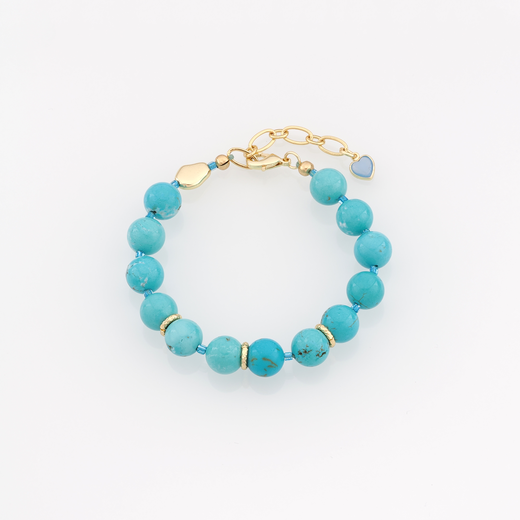 18K Gold Filled Beaded Chain Bracelet,Bead Bracelet,Adjustable Bracelet,Gift For Her