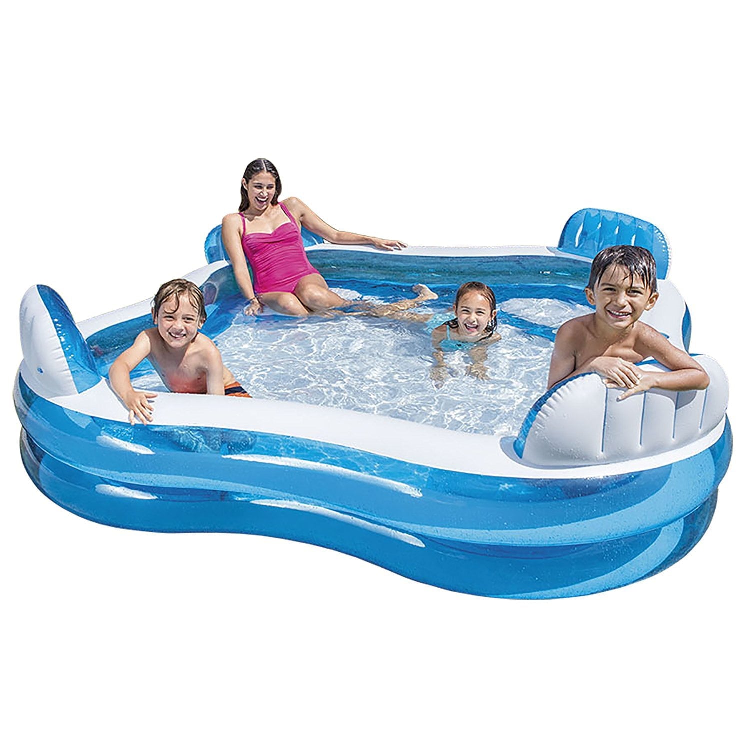 Intex Swim Center Family Lounge Inflatable Pool, 90