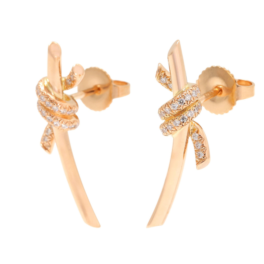 Tiffany & Co. Knot Earrings 18K Rose Gold 69526136