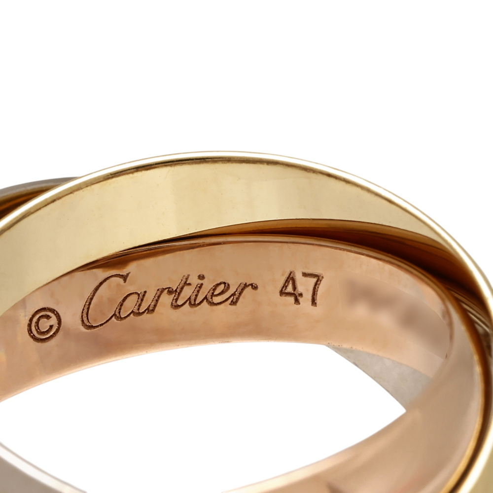 Cartier Trinity Classical Ring Tri-Gold B4052700