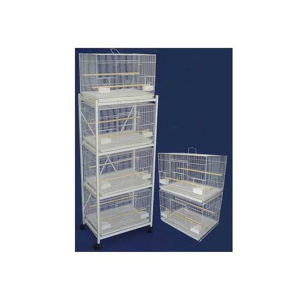 Yml Lot of 6 Small Breeding Cages White