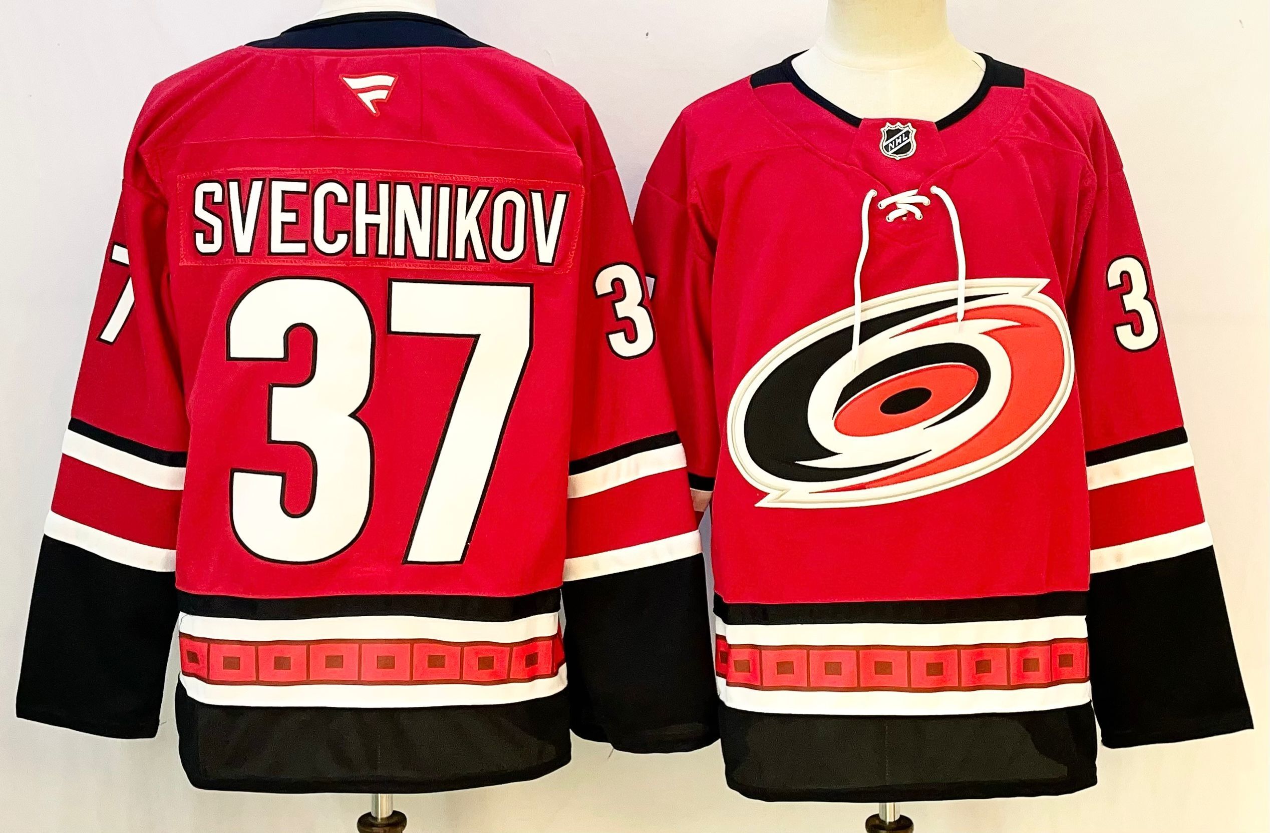 Men's Carolina Hurricanes Andrei Svechnikov #37 Fanatics Red Premium Jersey