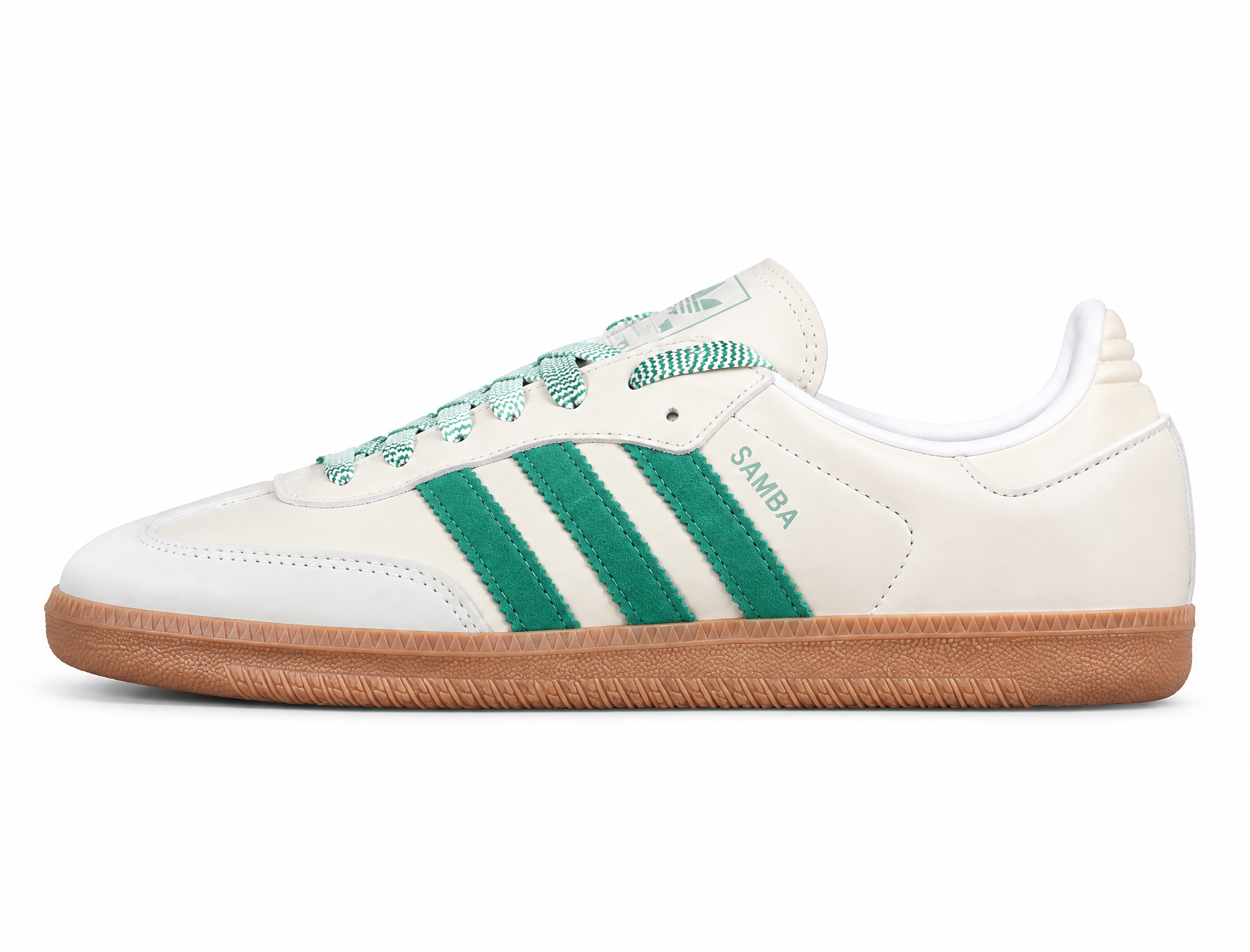 Adidas Originals Samba Og White/Grey/Green/Brown JI3906