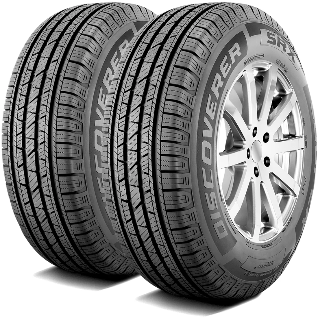 2026 Pair of 2 (TWO) Cooper Discoverer SRX 235/60R18 107V XL A/S All Season Tire Fits: 2017-19 Honda CR-V EX-L, 2011-17 Honda Odyssey Touring Elite