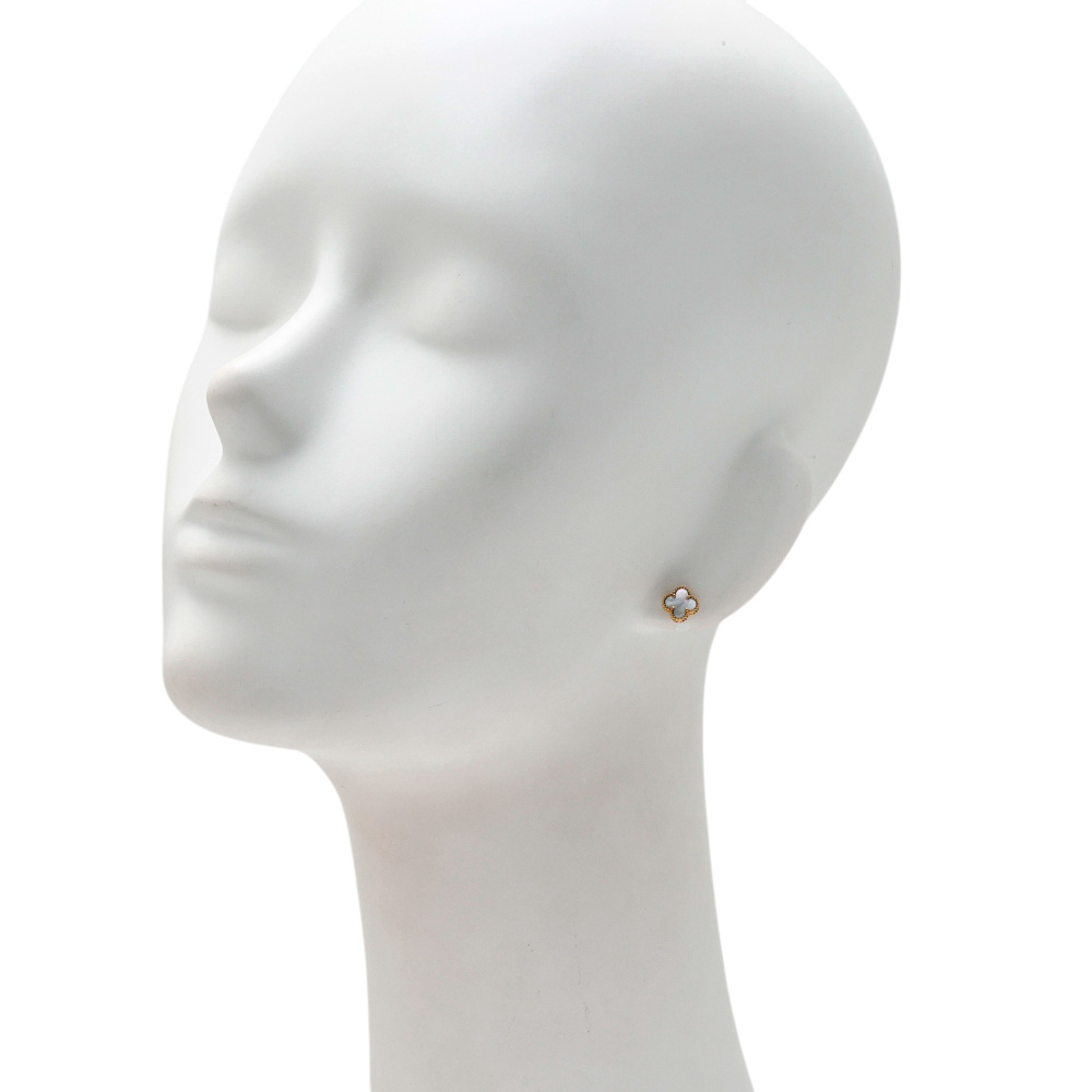 Van Cleef & Arpels Sweet Alhambra Earrings 18K Yellow Gold VCARA44800