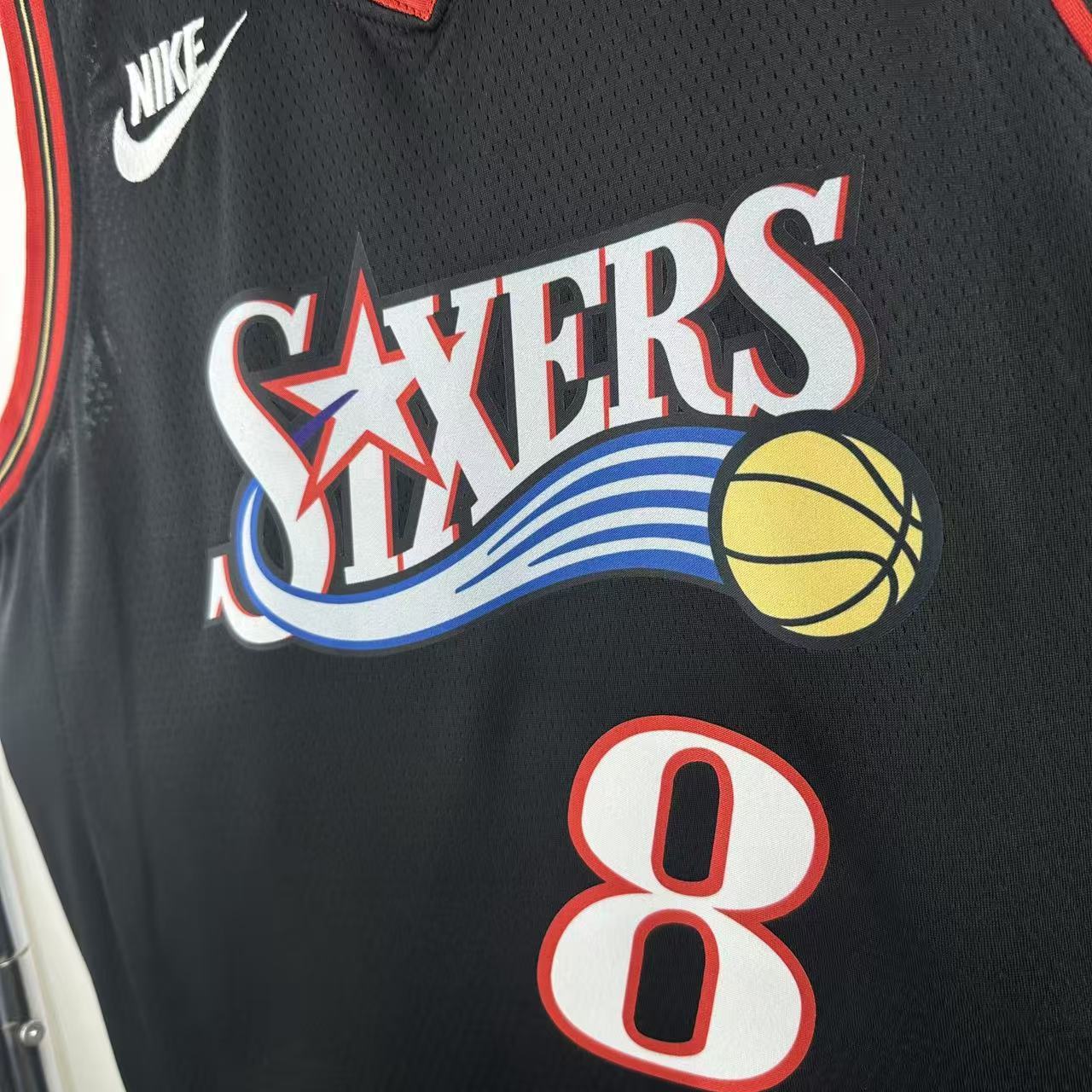 26 Season Philadelphia 76ers Retro Black #8